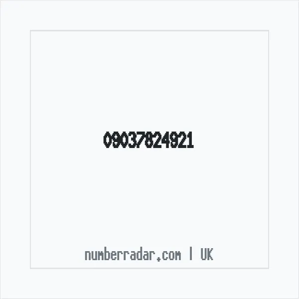 Reverse number check for +44 (9037) 824-921 — who called me?