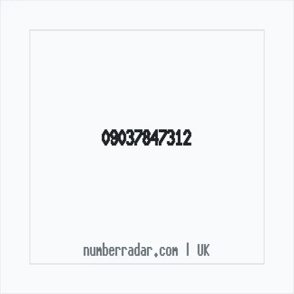 Reverse number check for +44 (9037) 847-312 — who called me?
