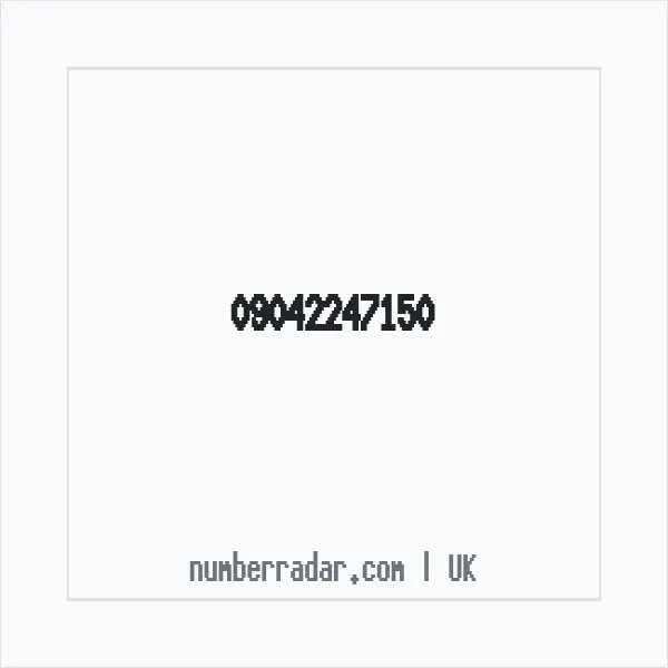 Reverse number check for +44 (9042) 247-150 — who called me?