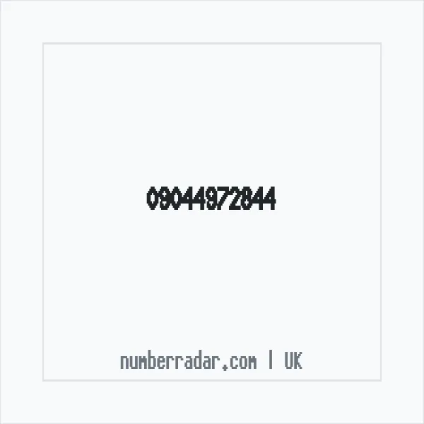 Reverse number check for +44 (9044) 972-844 — who called me?