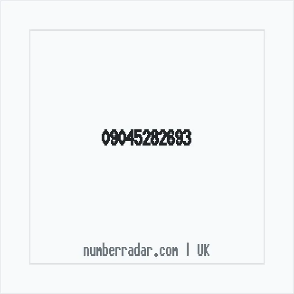 Reverse number check for +44 (9045) 282-693 — who called me?