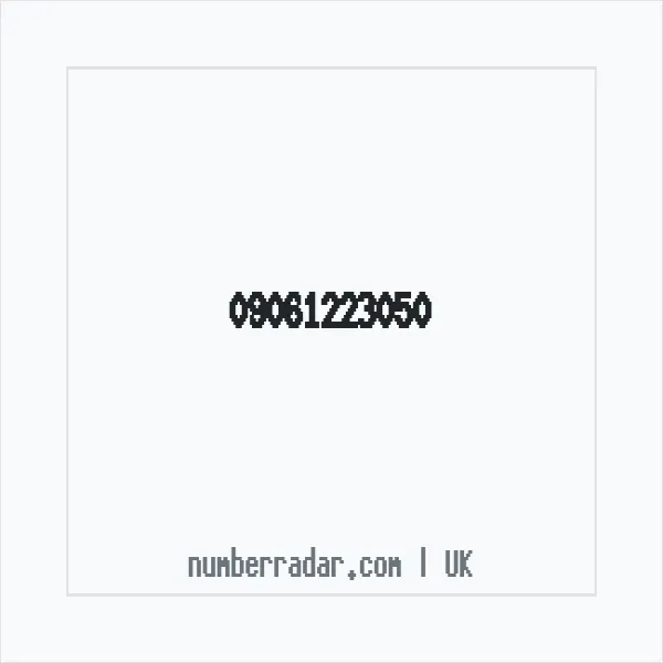 Reverse number check for +44 (9061) 223-050 — who called me?