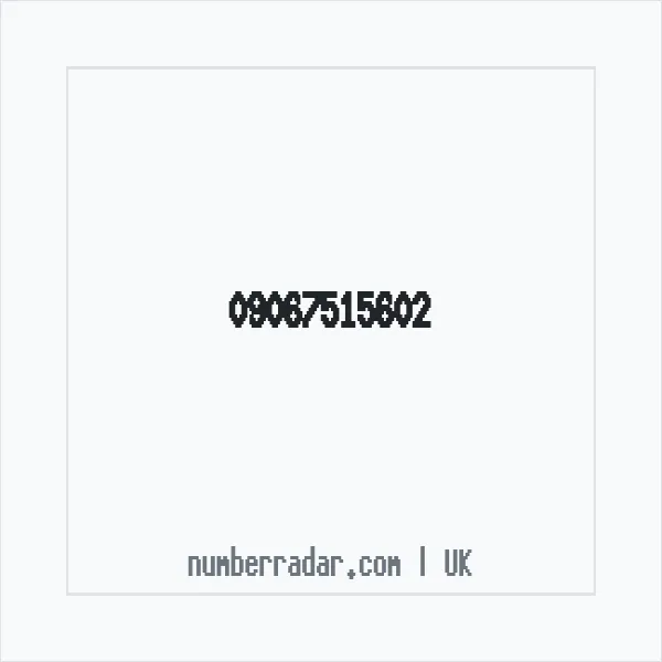 Reverse number check for +44 (9067) 515-602 — who called me?