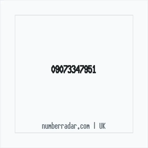 Reverse number check for +44 (9073) 347-951 — who called me?