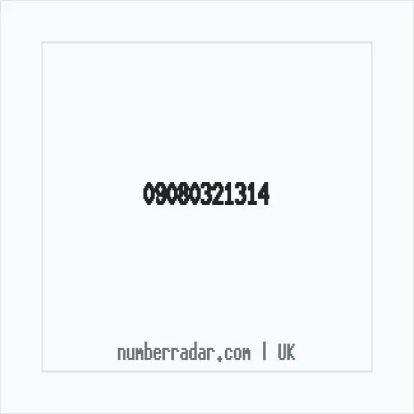 Reverse number check for +44 (9080) 321-314 — who called me?