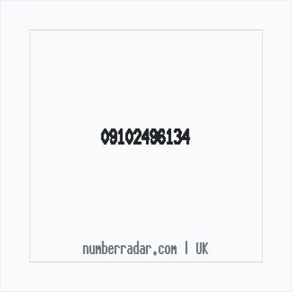 Reverse number check for +44 (9102) 496-134 — who called me?