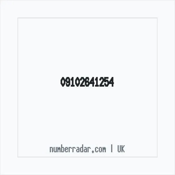 Reverse number check for +44 (9102) 641-254 — who called me?