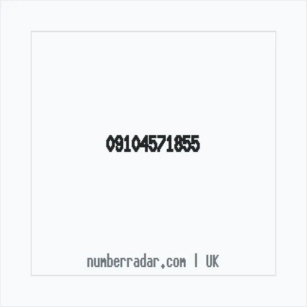 Reverse number check for +44 (9104) 571-855 — who called me?