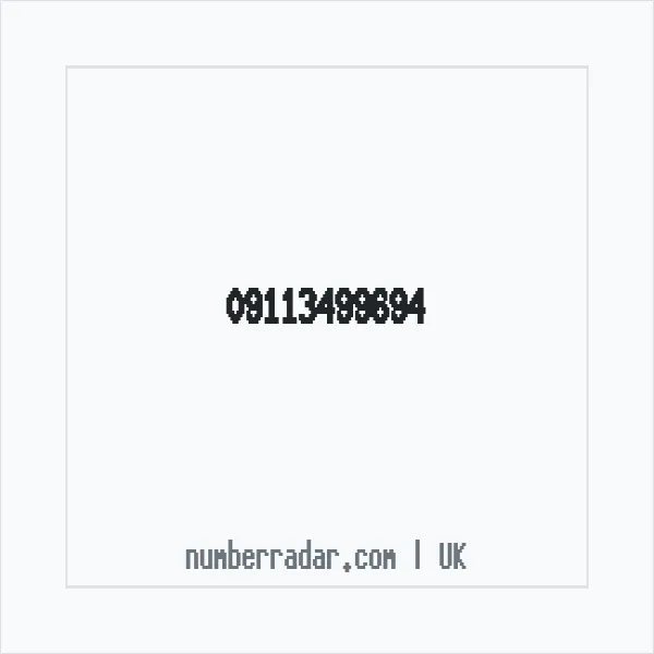Reverse number check for +44 (9113) 499-694 — who called me?