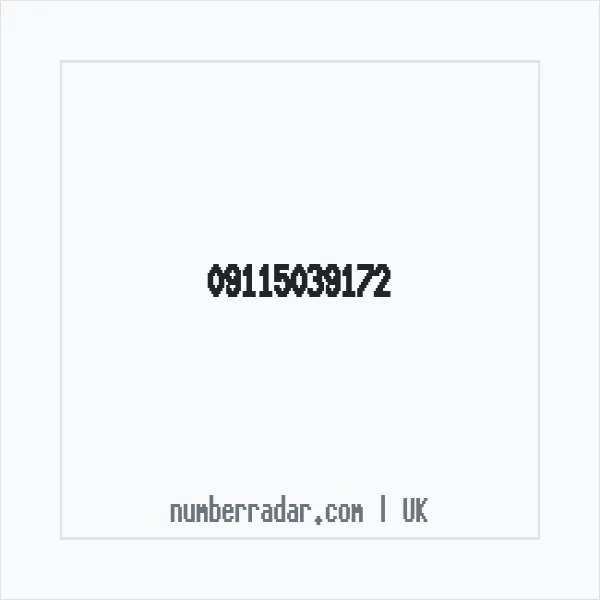 Reverse number check for +44 (9115) 039-172 — who called me?