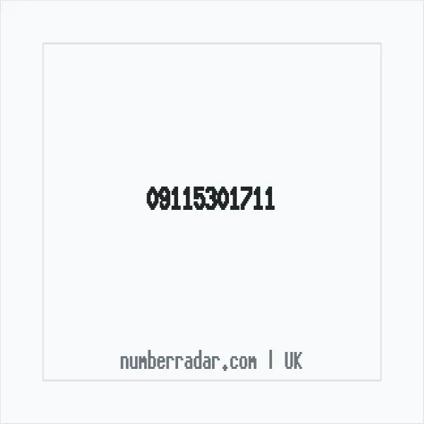 Reverse number check for +44 (9115) 301-711 — who called me?