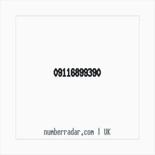 Reverse number check for +44 (9116) 899-390 — who called me?