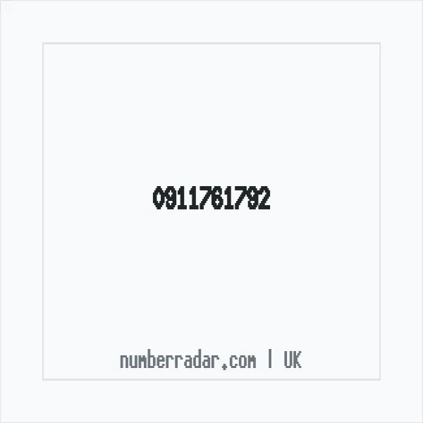 Reverse number check for +44 911761792 — who called me?