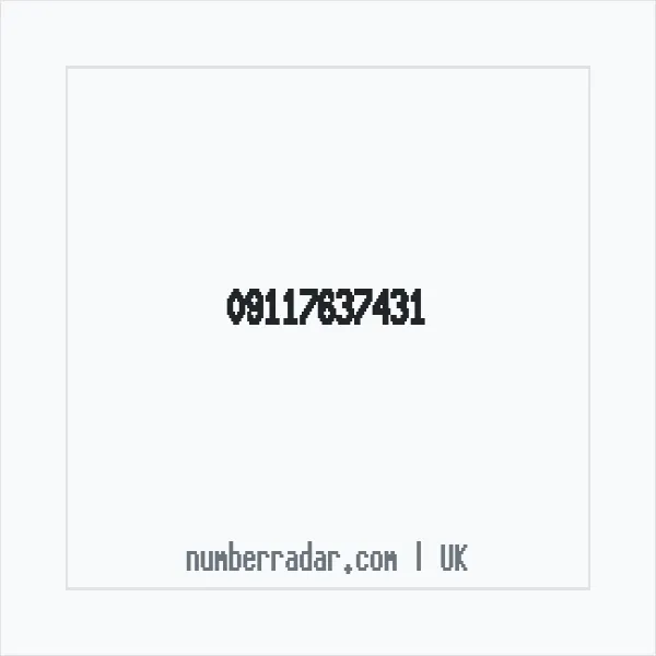 Reverse number check for +44 (9117) 637-431 — who called me?