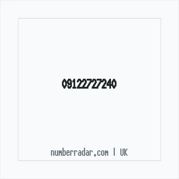 Reverse number check for +44 (9122) 727-240 — who called me?