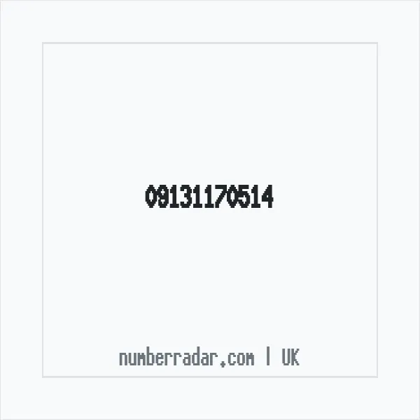 Reverse number check for +44 (9131) 170-514 — who called me?