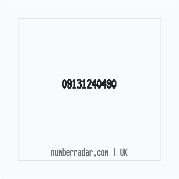 Reverse number check for +44 (9131) 240-490 — who called me?