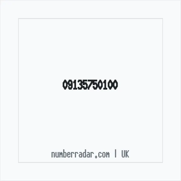 Reverse number check for +44 (9135) 750-100 — who called me?