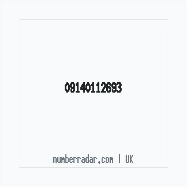 Reverse number check for +44 (9140) 112-693 — who called me?