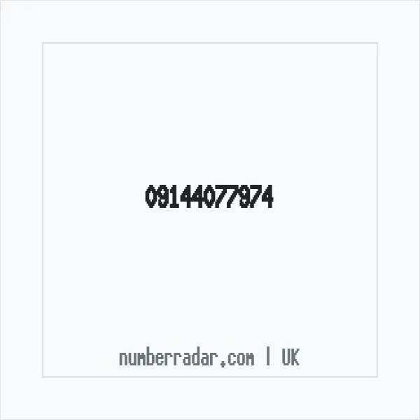 Reverse number check for +44 (9144) 077-974 — who called me?