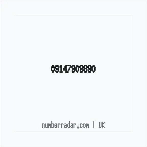Reverse number check for +44 (9147) 909-890 — who called me?