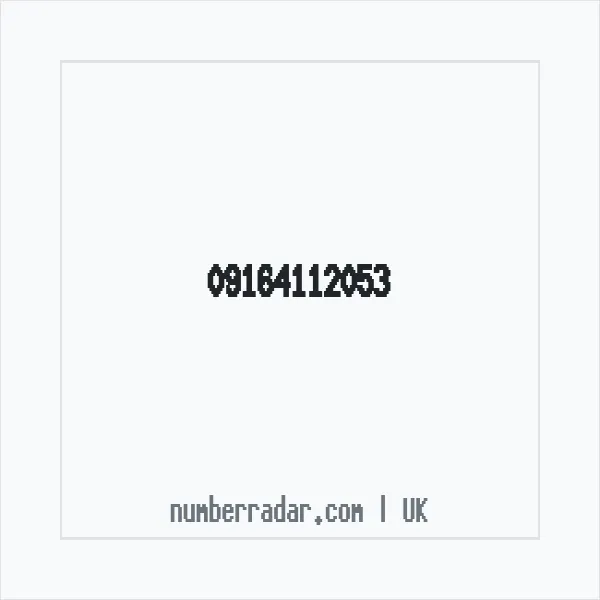 Reverse number check for +44 (9164) 112-053 — who called me?