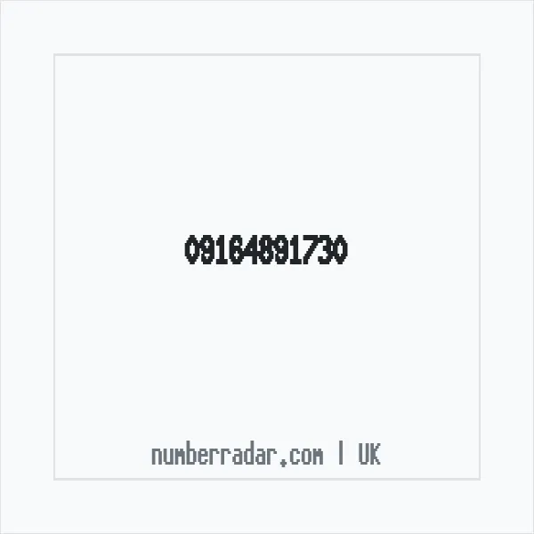 Reverse number check for +44 (9164) 891-730 — who called me?
