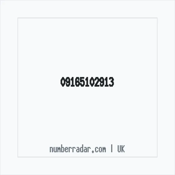 Reverse number check for +44 (9165) 102-913 — who called me?