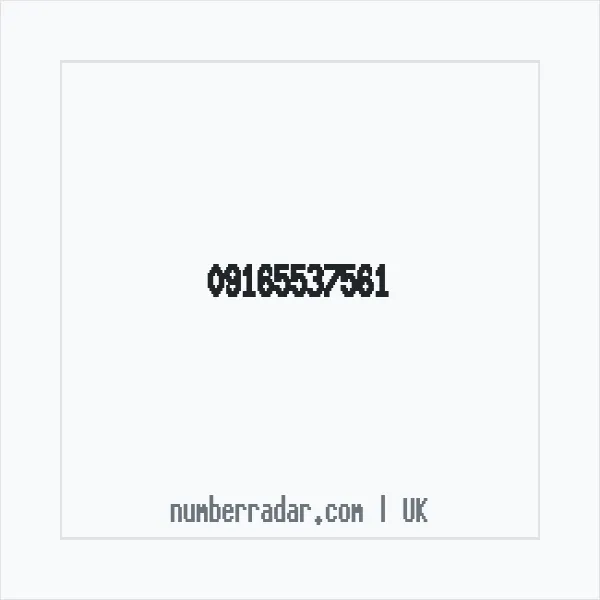 Reverse number check for +44 (9165) 537-561 — who called me?