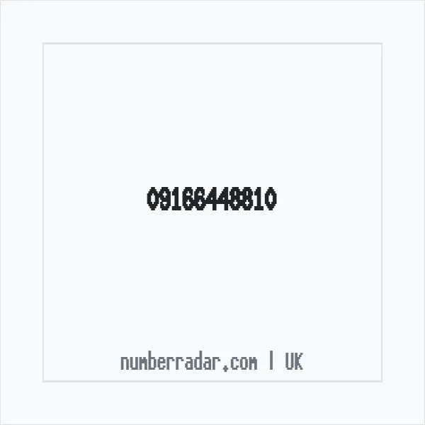 Reverse number check for +44 (9166) 448-810 — who called me?