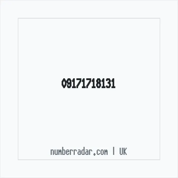 Reverse number check for +44 (9171) 718-131 — who called me?