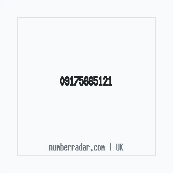 Reverse number check for +44 (9175) 665-121 — who called me?