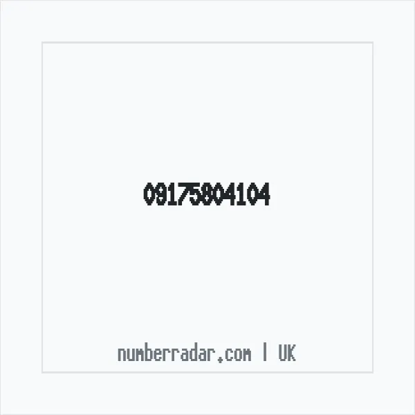Reverse number check for +44 (9175) 804-104 — who called me?