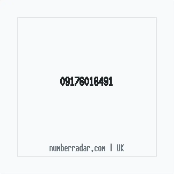 Reverse number check for +44 (9176) 016-491 — who called me?