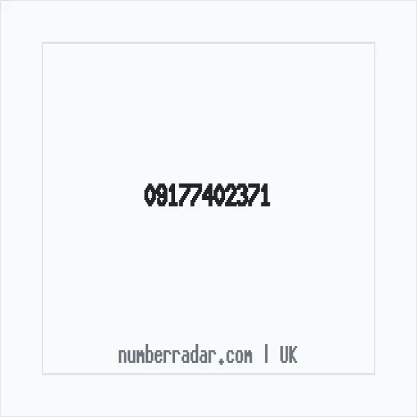 Reverse number check for +44 (9177) 402-371 — who called me?