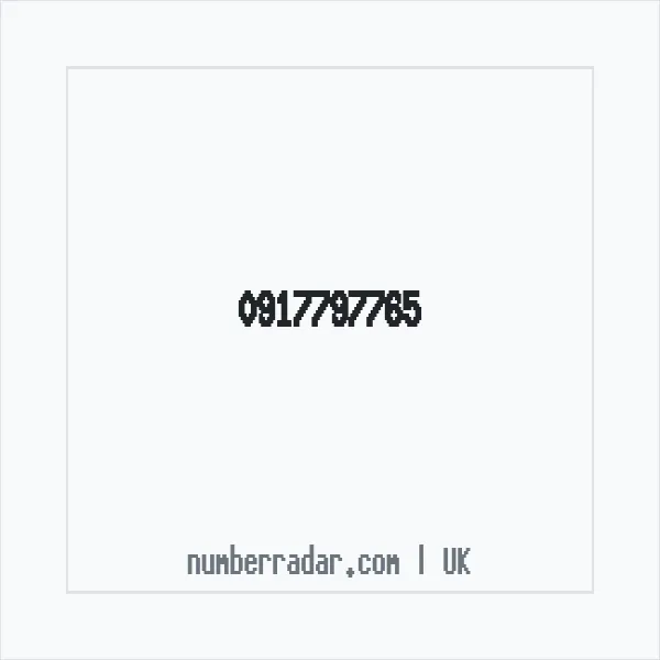 Reverse number check for +44 917797765 — who called me?