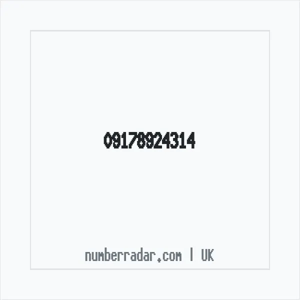 Reverse number check for +44 (9178) 924-314 — who called me?