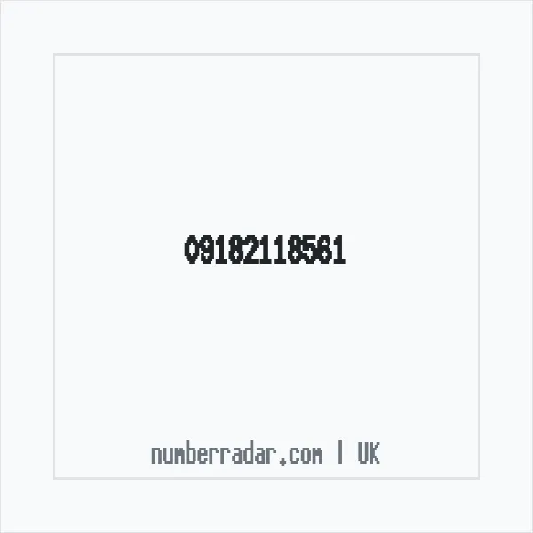Reverse number check for +44 (9182) 118-561 — who called me?