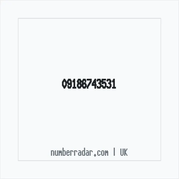 Reverse number check for +44 (9186) 743-531 — who called me?