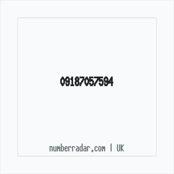Reverse number check for +44 (9187) 057-594 — who called me?