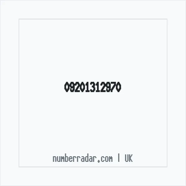 Reverse number check for +44 (9201) 312-970 — who called me?