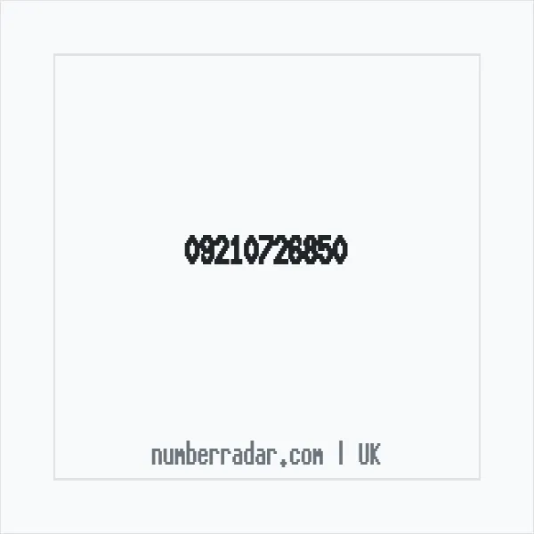 Reverse number check for +44 (9210) 726-850 — who called me?