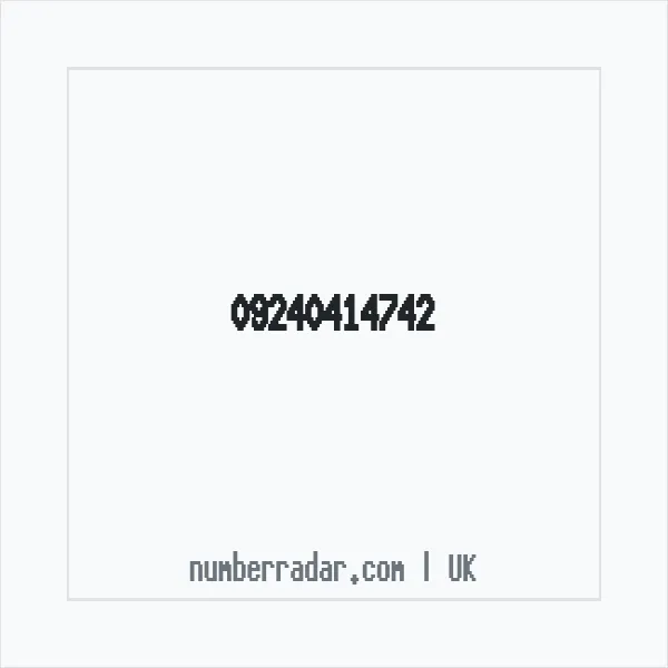 Reverse number check for +44 (9240) 414-742 — who called me?