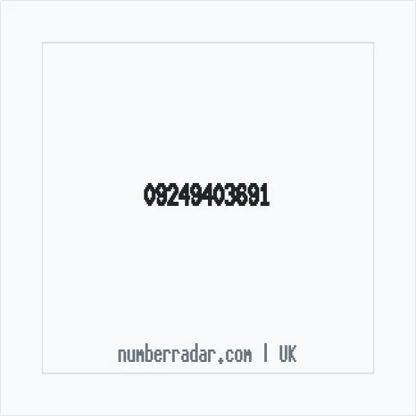 Reverse number check for +44 (9249) 403-691 — who called me?