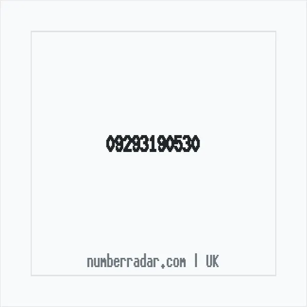 Reverse number check for +44 (9293) 190-530 — who called me?