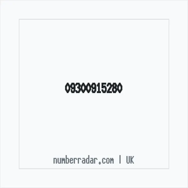 Reverse number check for +44 (9300) 915-280 — who called me?