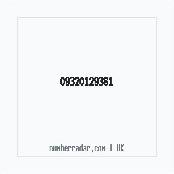 Reverse number check for +44 (9320) 129-361 — who called me?