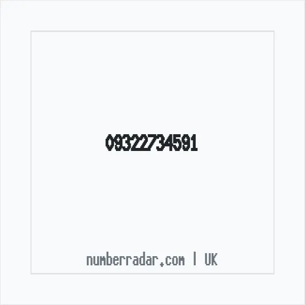 Reverse number check for +44 (9322) 734-591 — who called me?