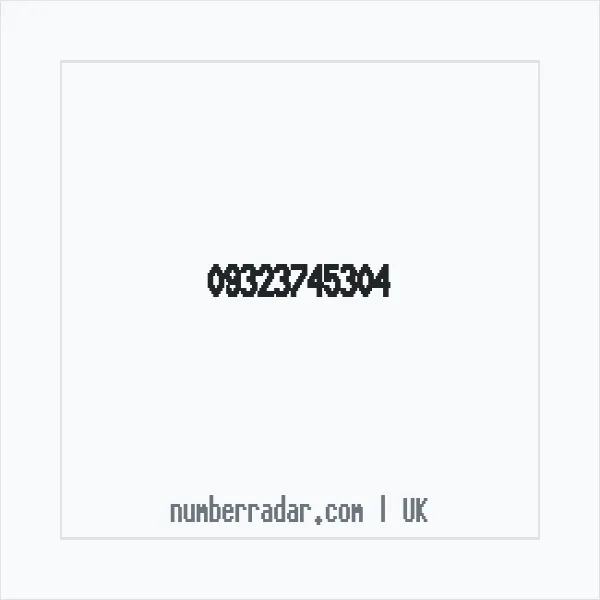 Reverse number check for +44 (9323) 745-304 — who called me?