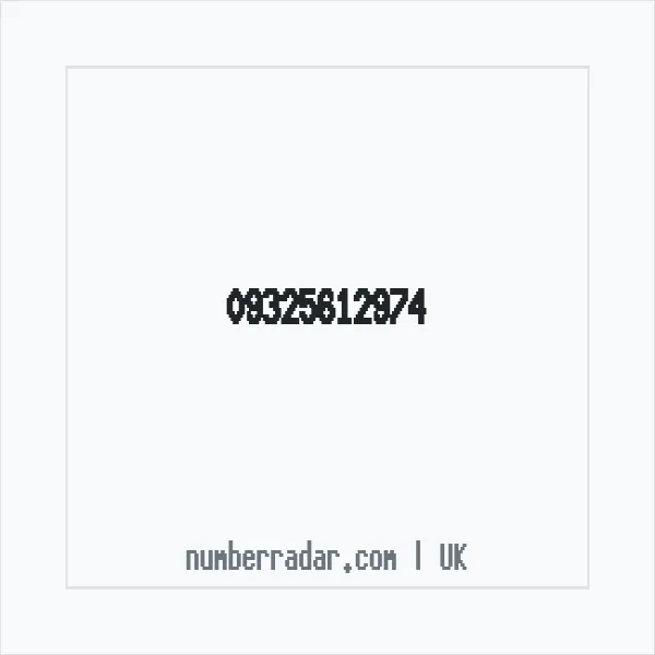 Reverse number check for +44 (9325) 612-974 — who called me?
